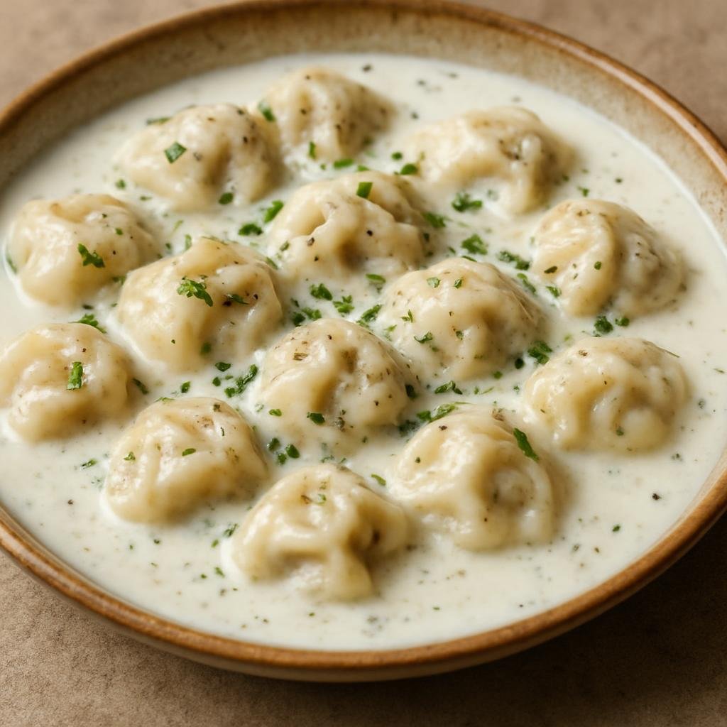 Entree: Syria – Damascus – شيش برك ➤ Shish Barak (Small seasoned meat dumplings simmered in a tangy garlicky yogurt sauce) recipe