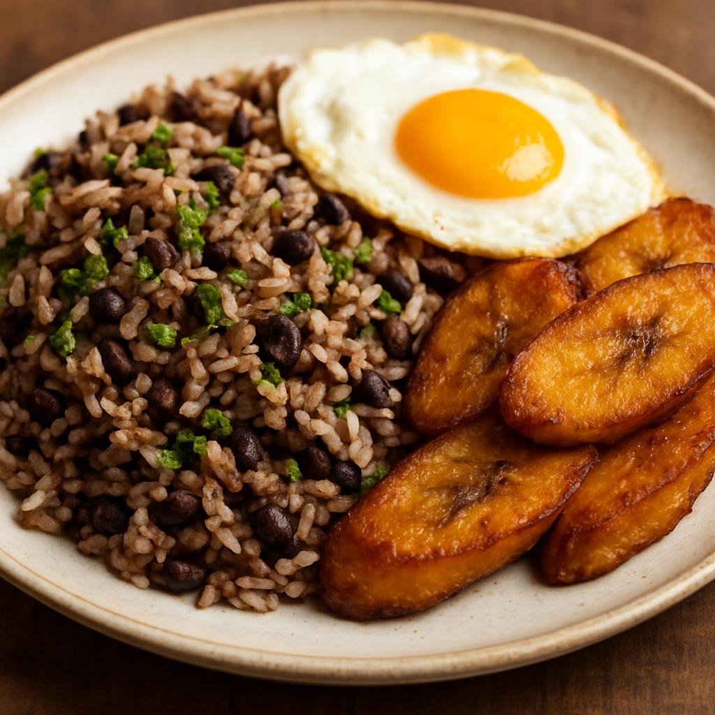 Entree: Nicaragua – National Cuisine – Gallo Pinto (Rice and beans) recipe