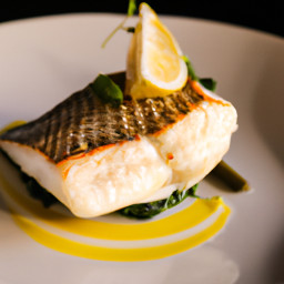 Entrée: United States – Grilled Halibut with Lemon and Herb Butter recipe
