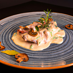 Entrée: United States – Classic Pork Chops in Creamy Mushroom Sauce recipe
