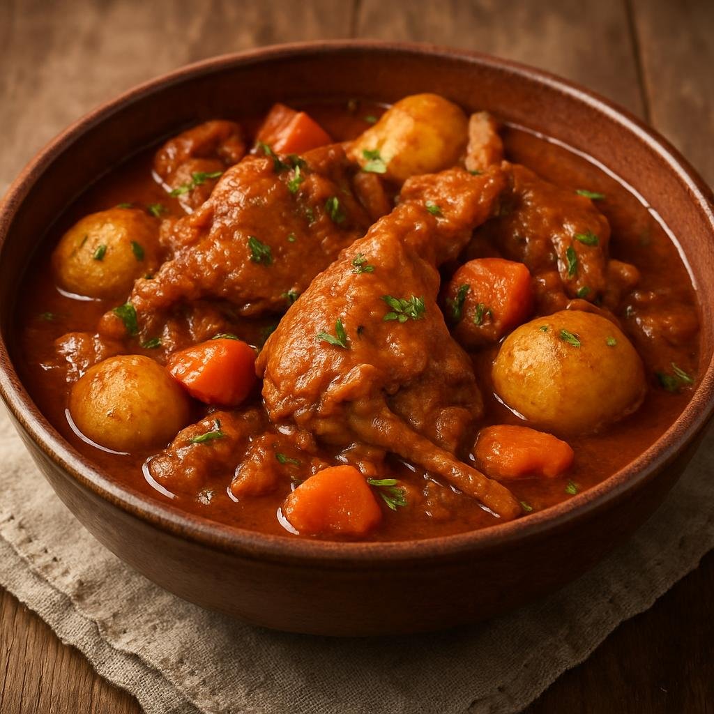 Entree: Malta – Stuffat tal-Fenek (Rabbit stew) recipe