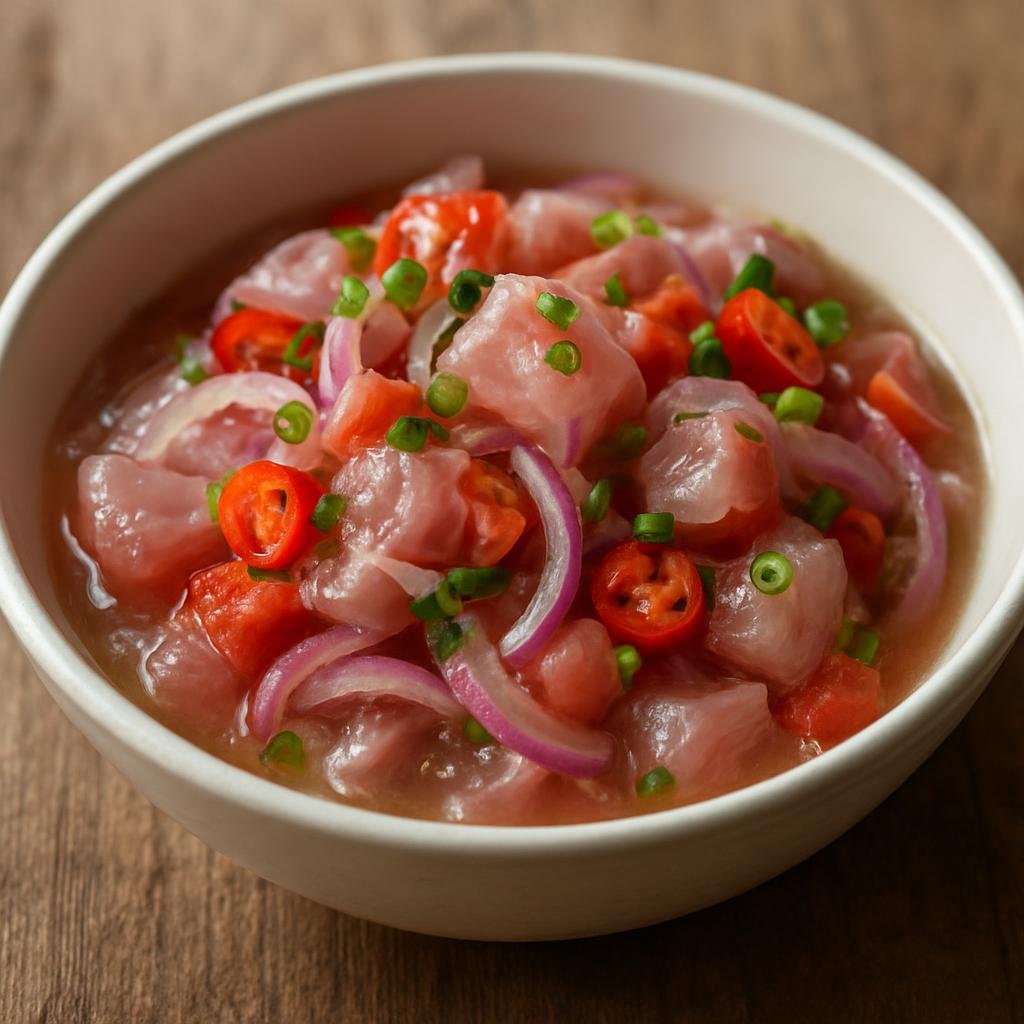 Entree: Niue – Ota ika (Marinated raw fish) recipe