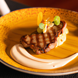 Entrée: United States – Pork Chop with Creamy Mustard Sauce recipe