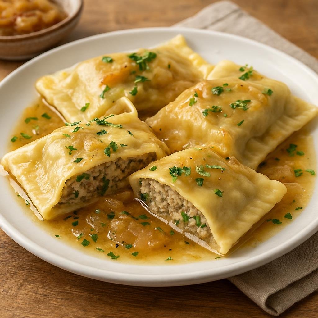 Entree: Germany – Baden – Maultaschen (Swabian meat pockets) recipe