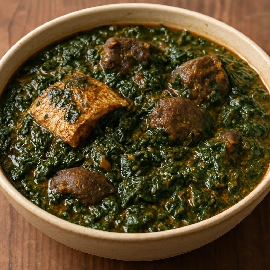 Entree: Nigeria – Calabar / Efik-Ibibio – Afang (Afang Soup) recipe