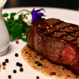 Entrée: France – Steak au Poivre (Peppercorn Steak) recipe