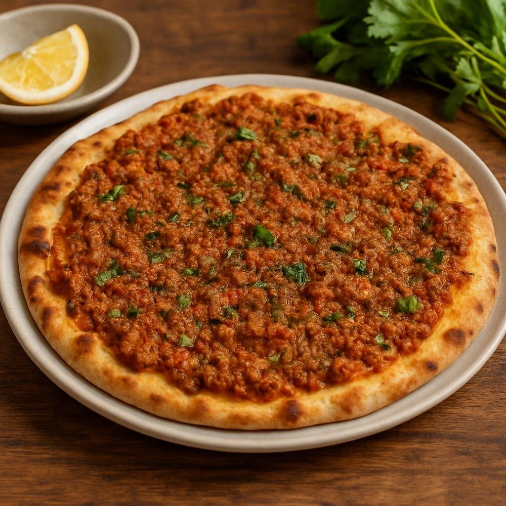 Entree: Armenia – Armenian Diaspora Classics – Լահմաջուն Lahmajun Armenian meat flatbread (Armenian meat flatbread) recipe