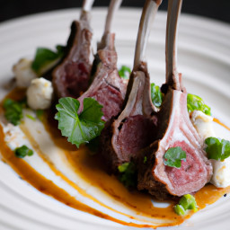 Entrée: United States – Rack of Lamb with Mint Sauce recipe