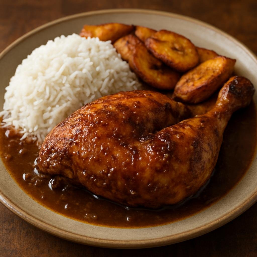 Entree: Cameroon – Central Culinary Region – Poulet DG (Director General's Chicken) recipe