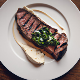 Entrée: United States – Ribeye Steak with Herb Compound Butter recipe