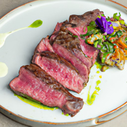 Entrée: Argentina – Bife de Chorizo con Chimichurri (Ribeye Steak with Chimichurri) recipe