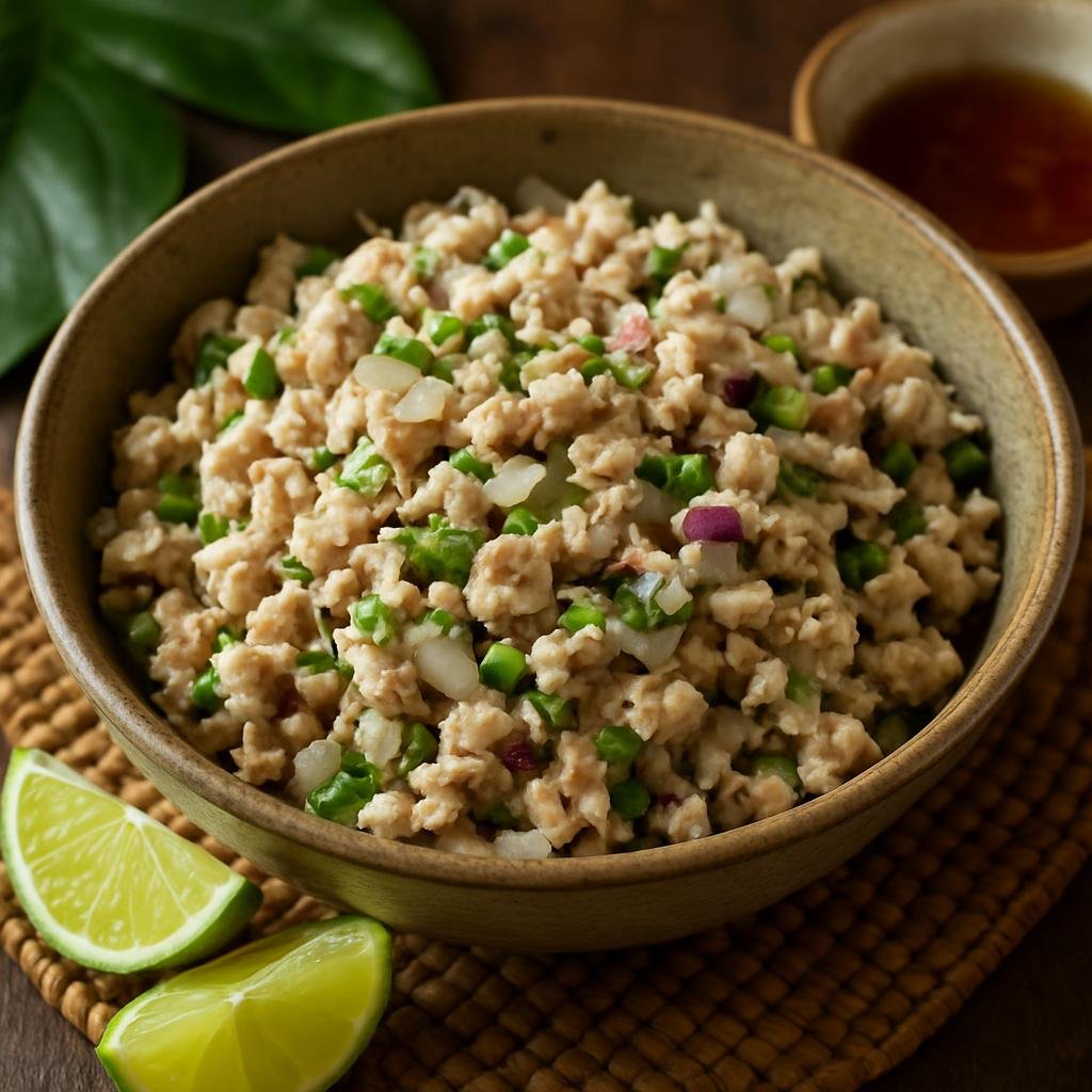 Entree: Micronesia – National Cuisine – Kelaguen (Chopped and marinated) recipe