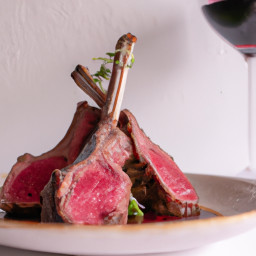 Entrée: United States – Lamb Chops with Red Wine Reduction recipe