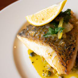 Entrée: United States – Pan-Fried Bluegill with Lemon Butter recipe