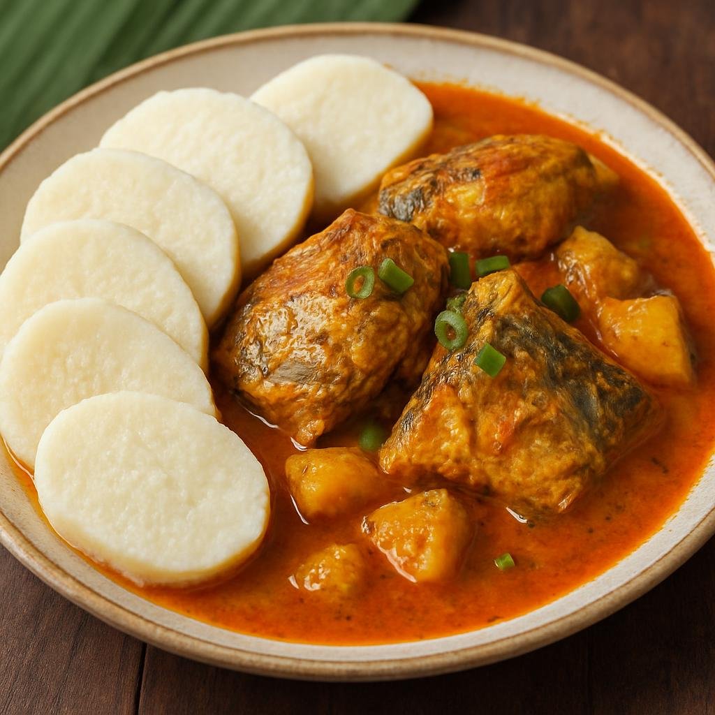 Entree: Solomon Islands – Ulu (Breadfruit and fish curry) recipe