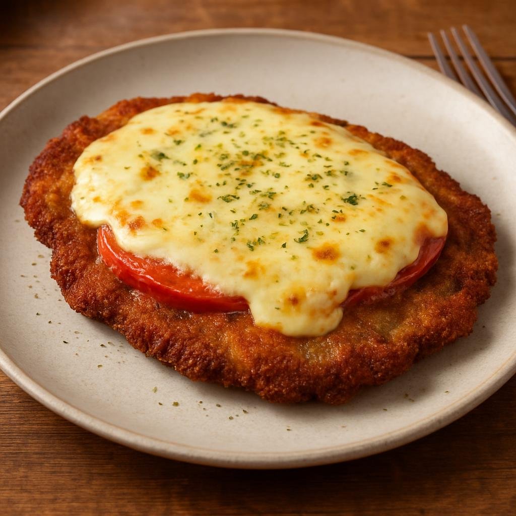 Entree: Uruguay – Milanesa a la Napolitana (Napolitan-style Breaded Cutlet) recipe