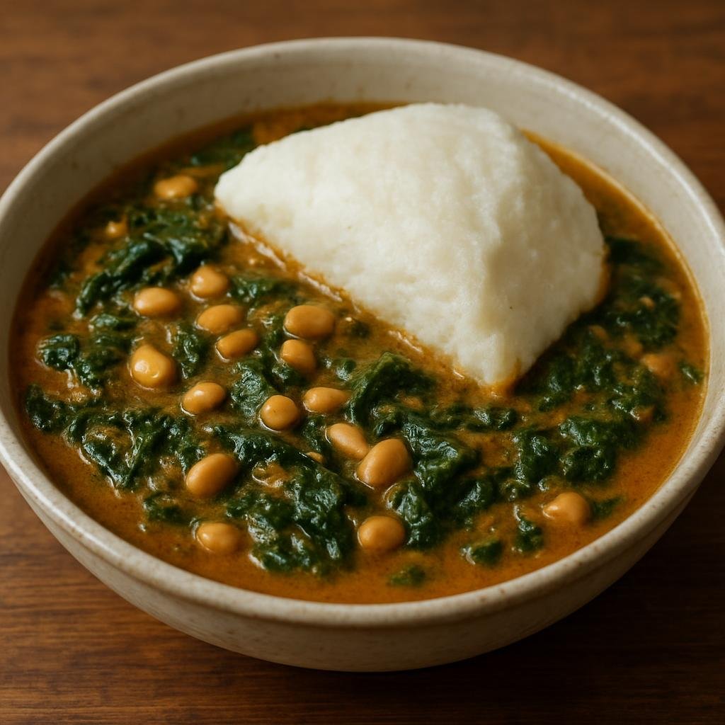 Entree: Zambia – Ifisashi (Peanut-and-greens stew) recipe