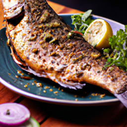 Entrée: United States – Grilled Lemon-Garlic Trout recipe