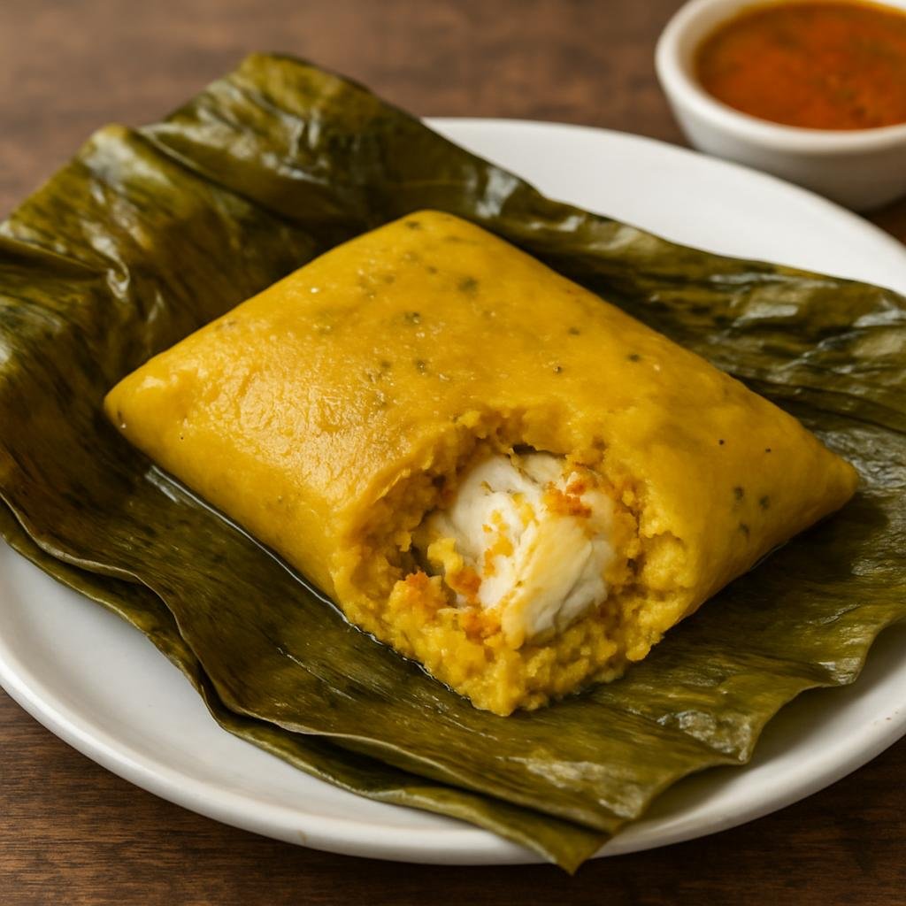 Entree: Colombia – Amazonian Colombia – Tamal de pescado (Fish tamale) recipe