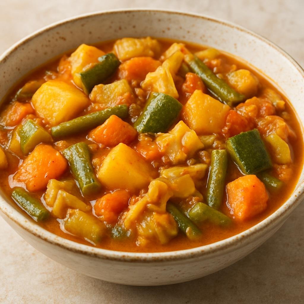 Entree: Djibouti – Central Culinary Region – Yetakelt W'et (Mixed vegetable stew) recipe