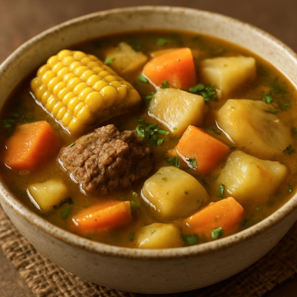 Entree: Dominica – Central Culinary Region – Sancoche (Hearty root-vegetable meat stew) recipe