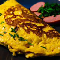 Entrée: United States – Classic Cheddar and Spam Omelette recipe