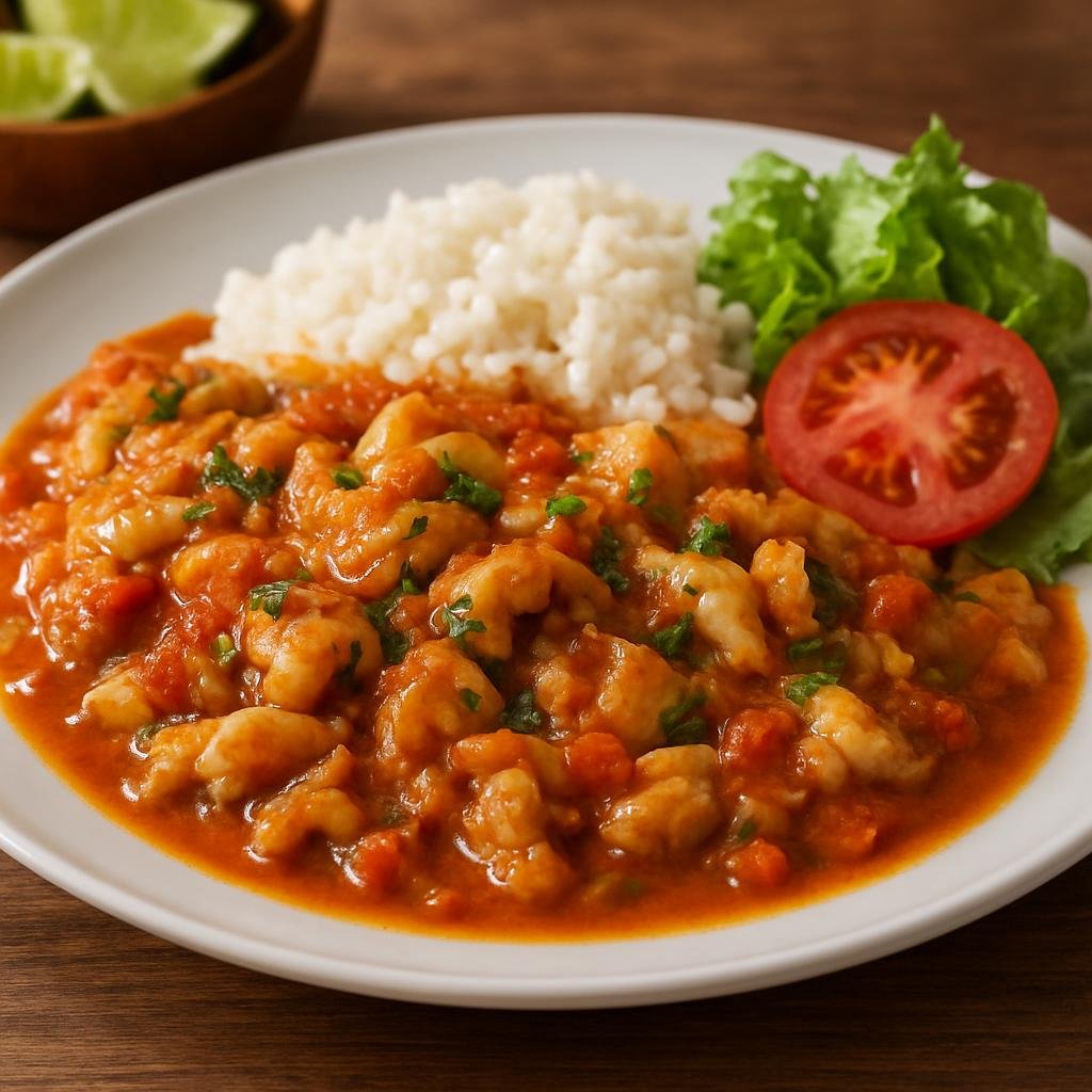 Entree: Anguilla – Conch Creole recipe
