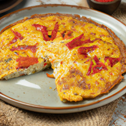 Entrée: United States – Cheddar and Pepper Frittata recipe