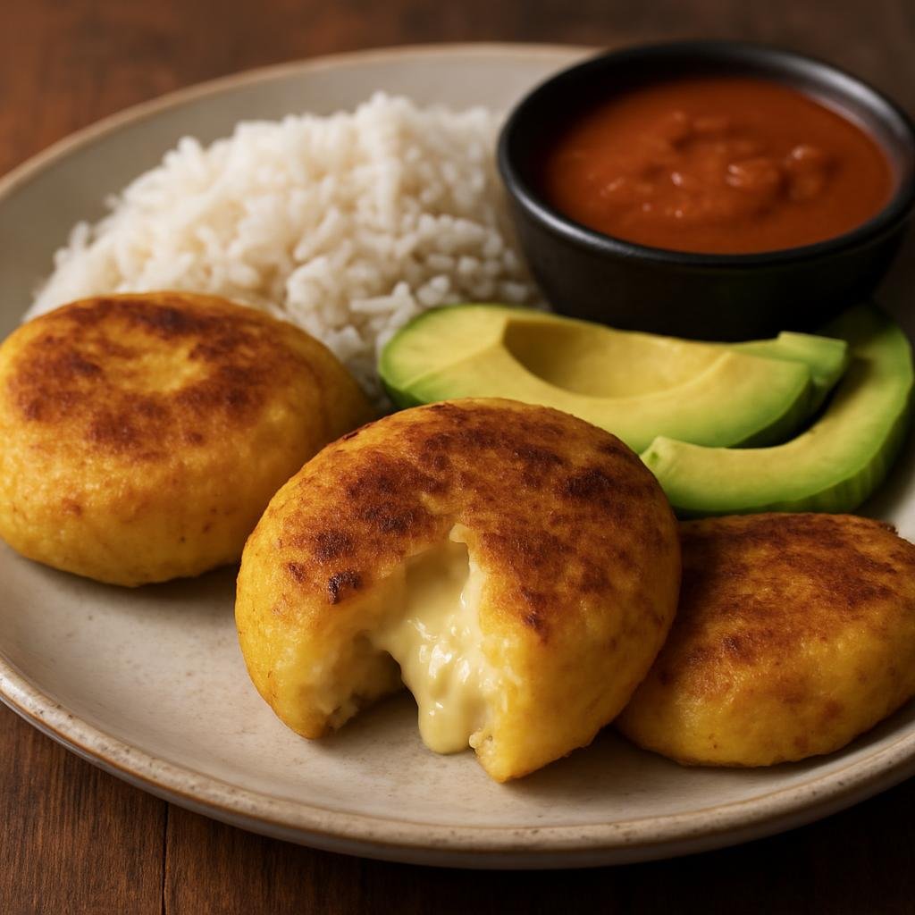 Entree: Ecuador – Central Culinary Region – Llapingachos (Cheese-stuffed potato patties) recipe