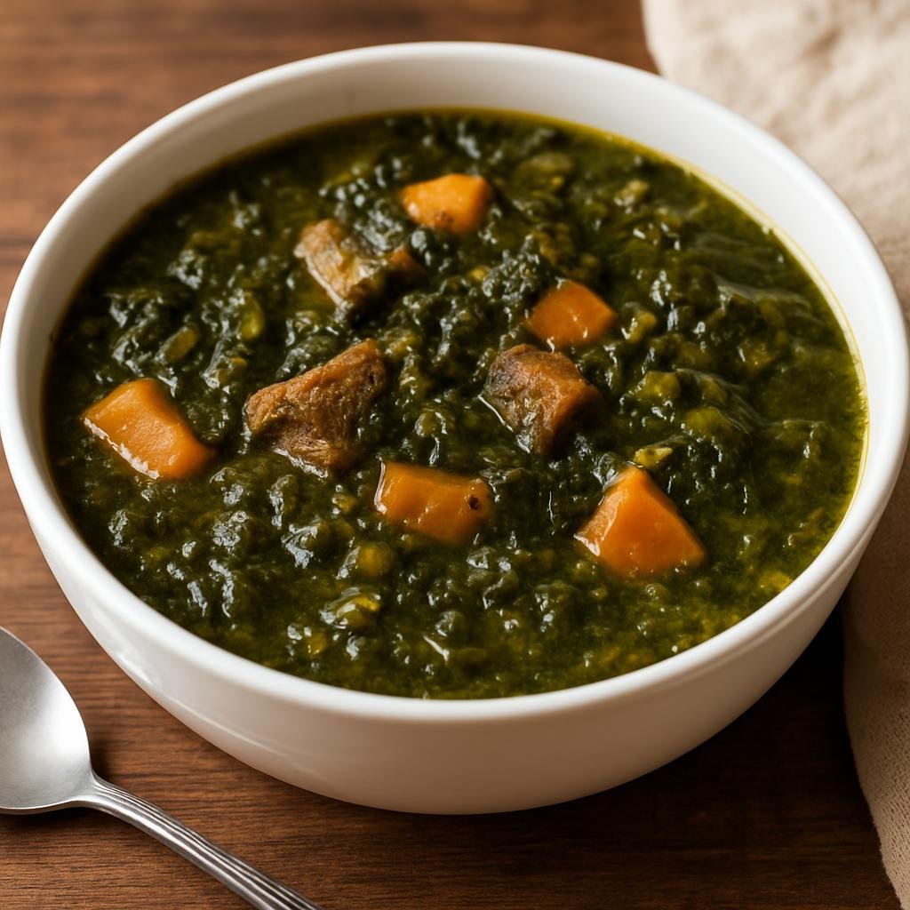 Entree: Saint Lucia – Callaloo Soup recipe