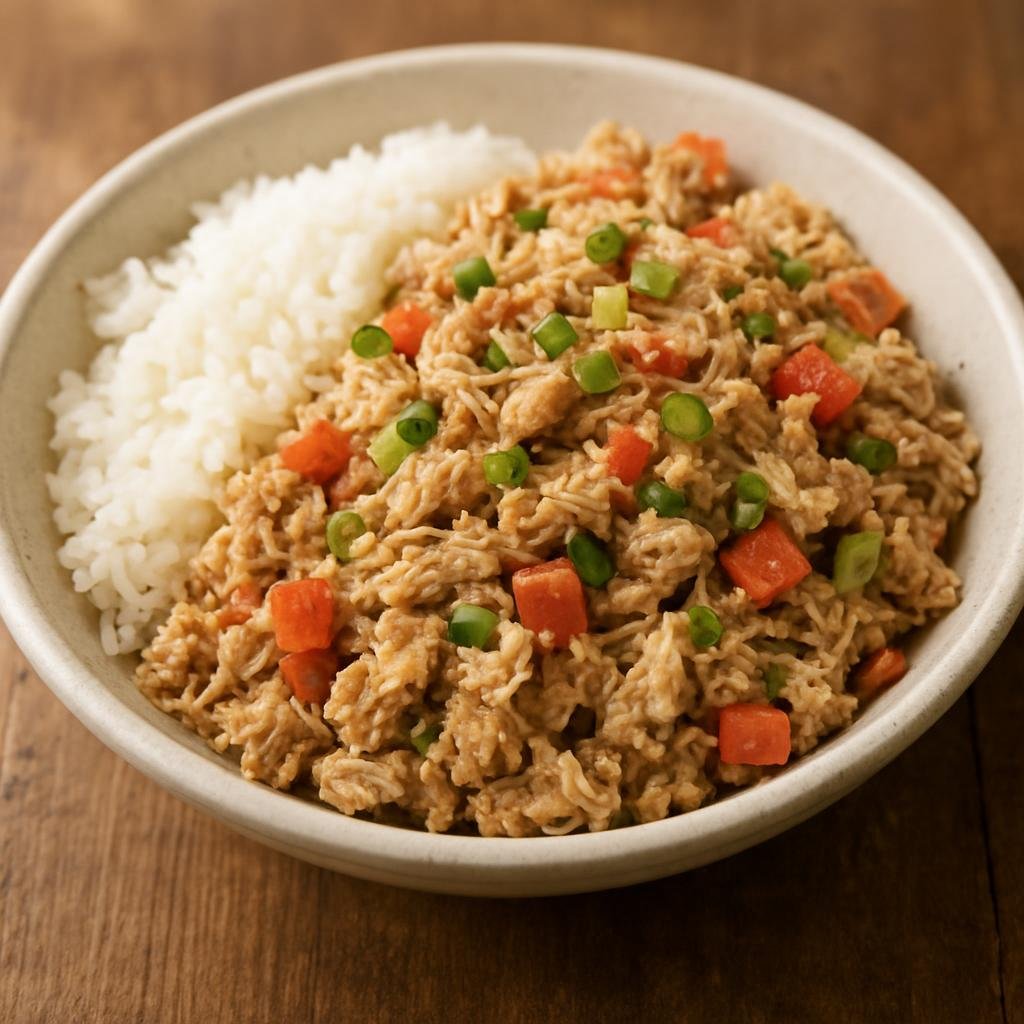 Entree: Solomon Islands – Tuna Lolo (Tuna simmered in coconut milk with greens and tomatoes) recipe