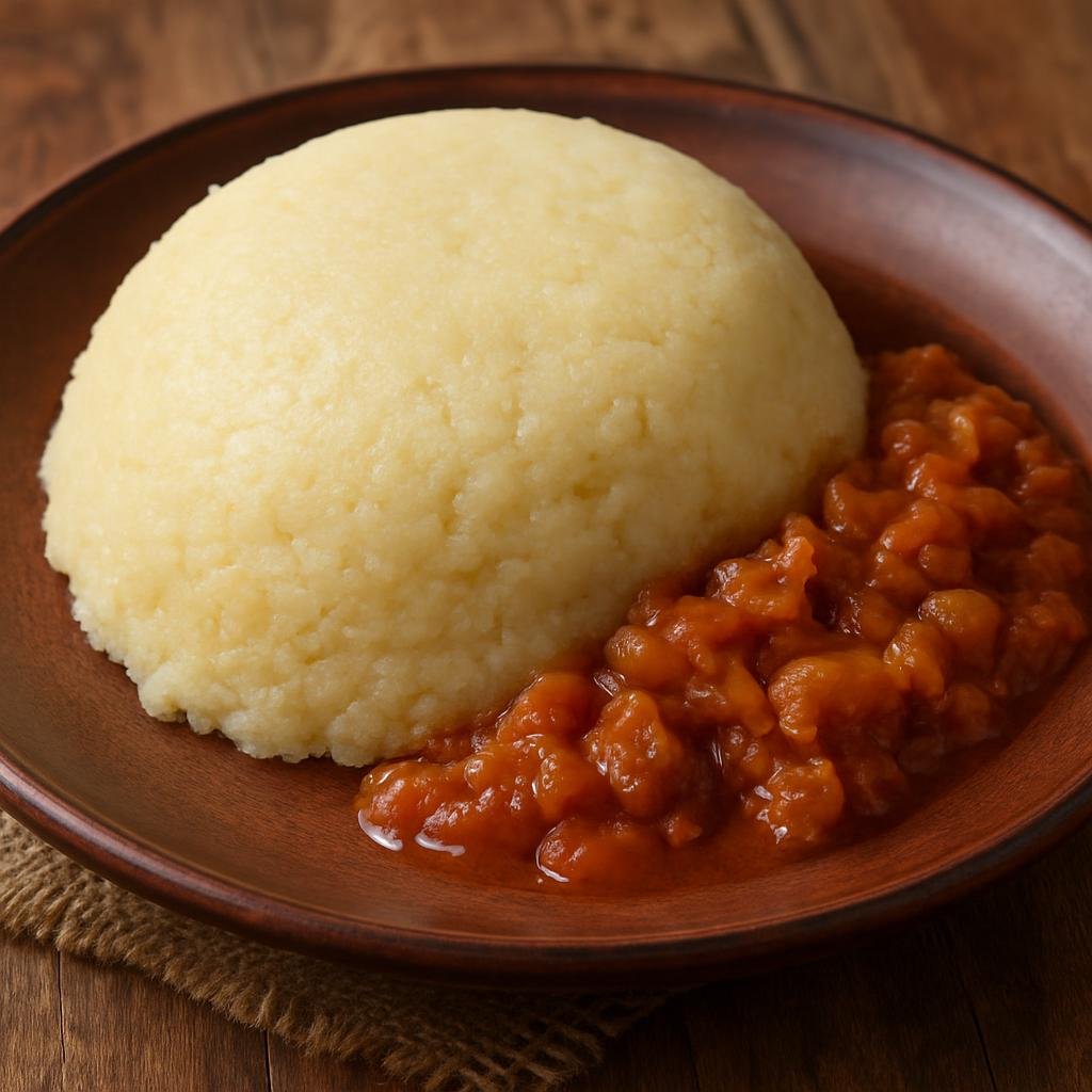 Entree: Uganda – Posho (Stiff maize porridge) recipe