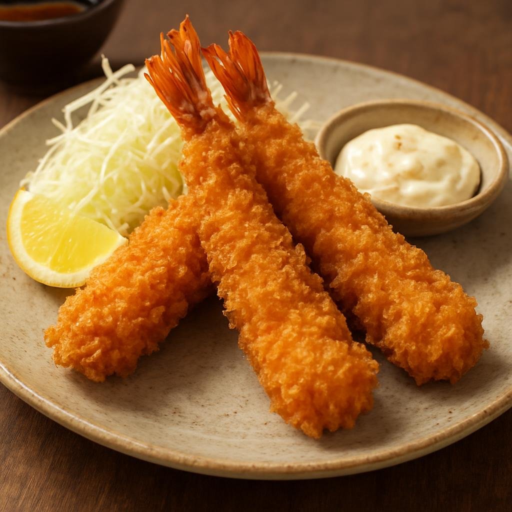 Entree: Japan – Chubu – 海老フライ ➤ Ebi Furai (Fried breaded shrimp) recipe