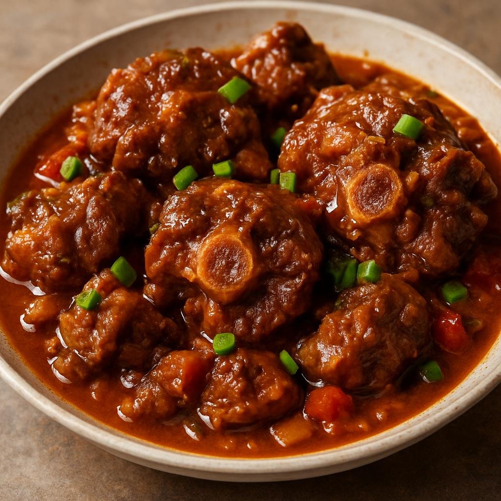 Entree: Antigua and Barbuda – Central Culinary Region – Stewed Oxtail recipe