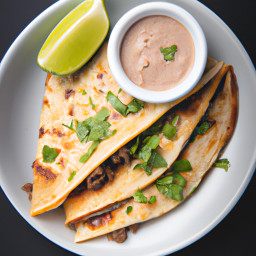 Entrée: Mexico – Quesadillas de Carne Asada (Carne Asada Quesadillas) recipe