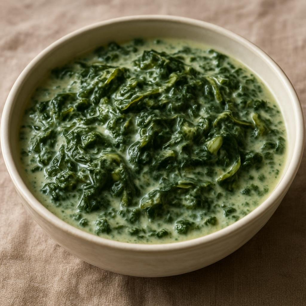 Entree: Fiji – Central Culinary Region – Rourou (Stewed taro leaves cooked in coconut milk to make a creamy, savory green vegetable dish) recipe