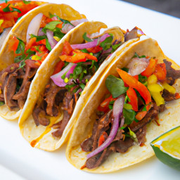 Entrée: Mexico – Tacos de Carne Asada (Grilled Beef Tacos) recipe