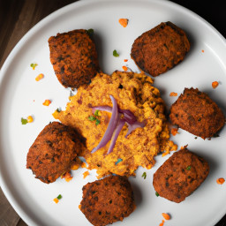 Appetizer: United States – Cajun Dirty Rice Fritters recipe
