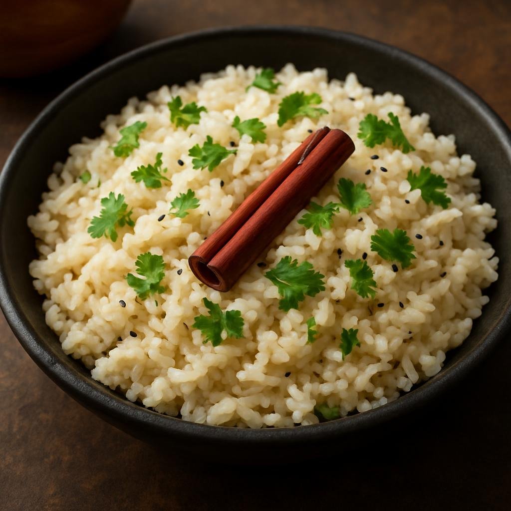Entree: Kenya – Coastal Swahili Kenya – Wali wa Nazi (Fragrant coconut rice cooked in coconut milk commonly served on the Swahili coast) recipe