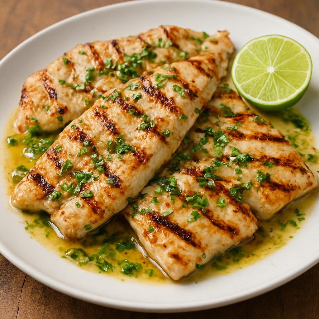 Entree: Bonaire, Sint Eustatius and Saba – Central Culinary Region – Grilled Lionfish (Marinated tropical lionfish fillets grilled over high heat and finished with citrus-herb dressing) recipe