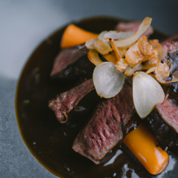 Entrée: United States – Slow-Cooked Chuck Roast with Onion and Garlic recipe