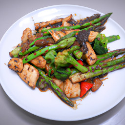 Entrée: United States – Classic Chicken and Asparagus Stir-Fry recipe