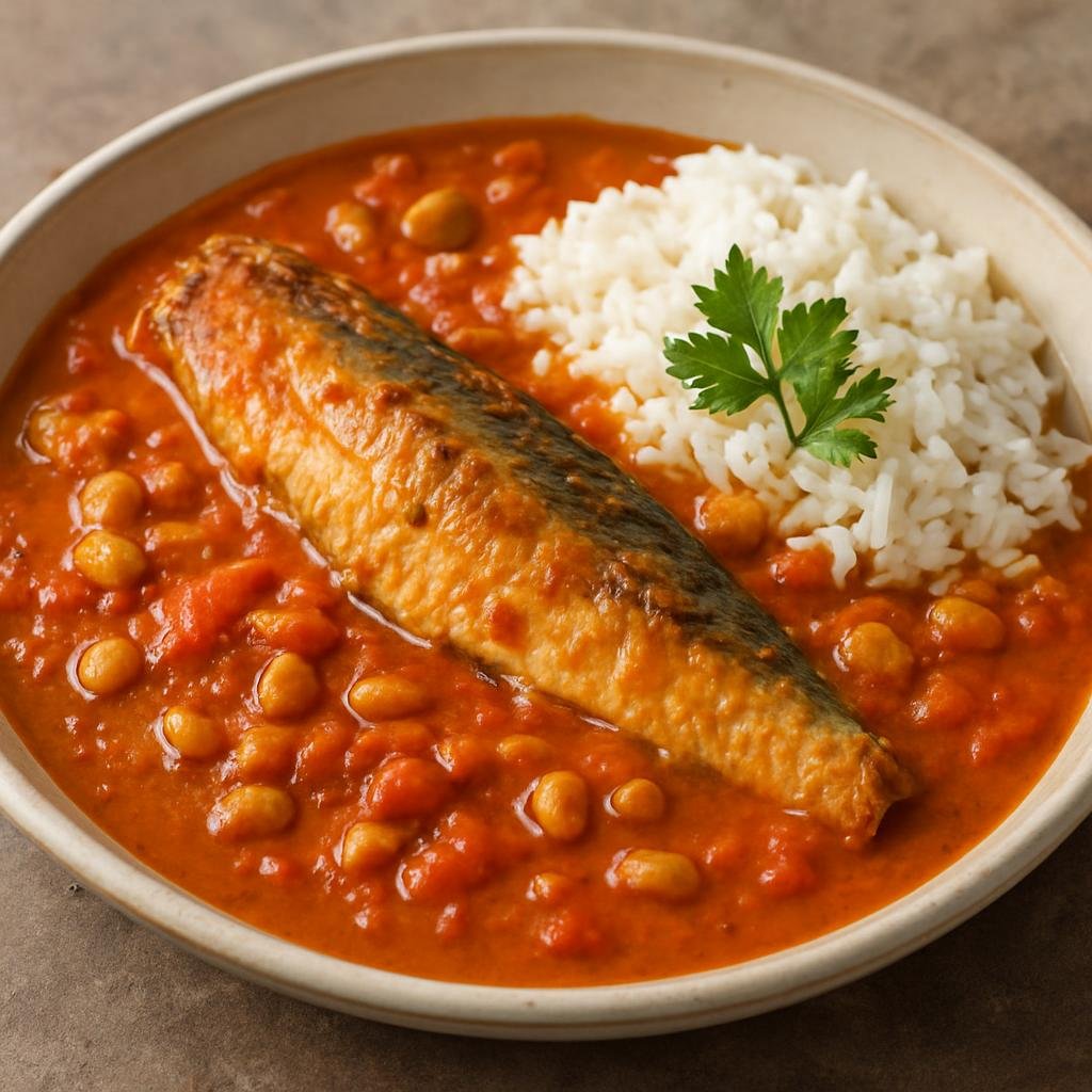 Entree: Guinea-Bissau – National Cuisine – Chabéu (Traditional Guinea-Bissau peanut and tomato stew with firm fish) recipe