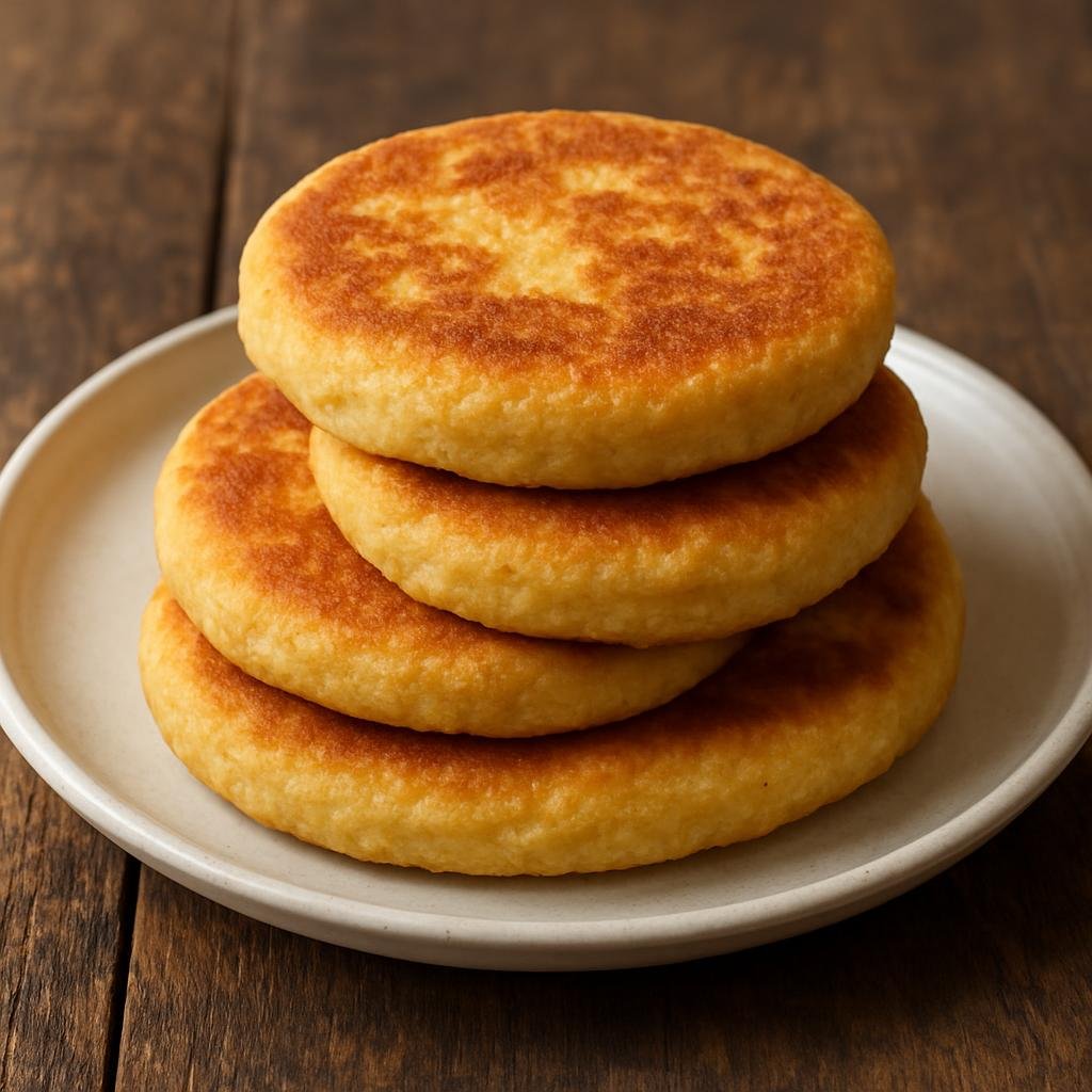 Entree: Bahamas – Johnny Cake (Dense cornmeal-based flatbread traditionally pan-fried or baked and served with savory mains) recipe