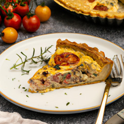 Entrée: France – Quiche Lorraine (Lorraine Quiche) recipe