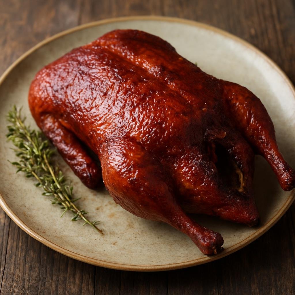 Entree: Bouvet Island – Central Culinary Region – Smoked Eider Duck (Smoked sea duck cured in a brine and finished over aromatic wood smoke) recipe
