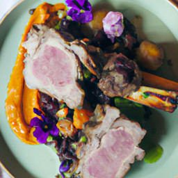 Entrée: United States – Herb-Crusted Lamb Shoulder Roast recipe
