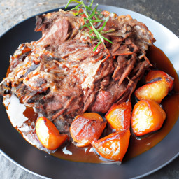 Entrée: Greece – Αργά Μαγειρεμένο Αρνί ▶ Arga Mageiremeno Arni (Slow-Cooked Lamb Shoulder Roast) recipe