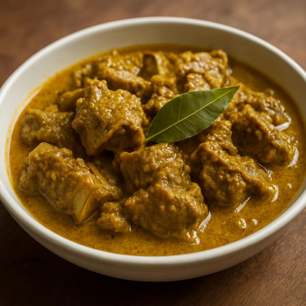 Entree: Saint Barthélemy – Cabri au Colombo (Goat stewed in Colombo curry spice mix) recipe