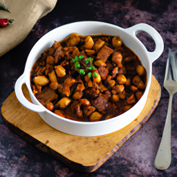 Entrée: United States – Spicy Beef and Bean Stew recipe